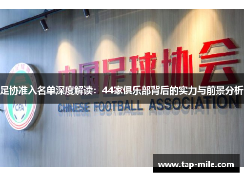 足协准入名单深度解读：44家俱乐部背后的实力与前景分析